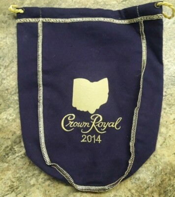 Crown Royal Bag Limited Edition 2014 Ohio purple  750 ML 9.5'' x 6'' x 2.5''