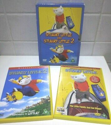 dvd STUARD LITTLE AND STUARD LITTLE 2 - BOX SET  2 DICHI  english dutch flemish