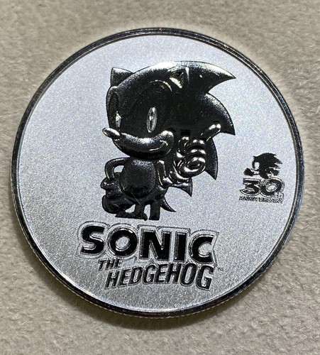 原価セール終了　ソニック銀貨　Sonic the Hedgehog 30周年記念 2021 Sonic the Hedgehog 30th Anniversary Coin 1 Oz .999