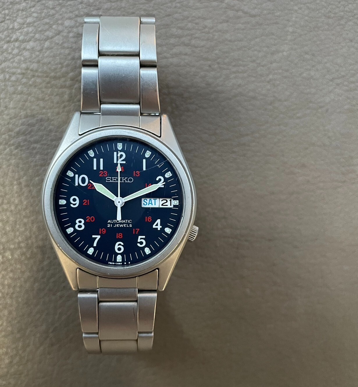 【希少前期モデル・金属裏蓋・精度良好】SEIKO 7S26-3060 ミリタリー 希少前期モデル・金属裏蓋・精度良好】SEIKO 7S26-3060 ミリタリー