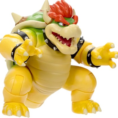 Nintendo The Super Mario Bros. Movie Bowser Figure Fire Breathing 2023
