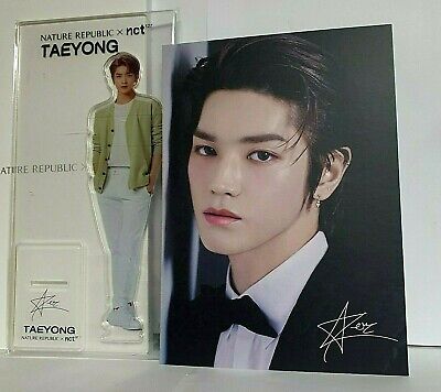NCT 127 NATURE REPUBLIC acrylic life-size -TAEYOUNG white standee + photocard