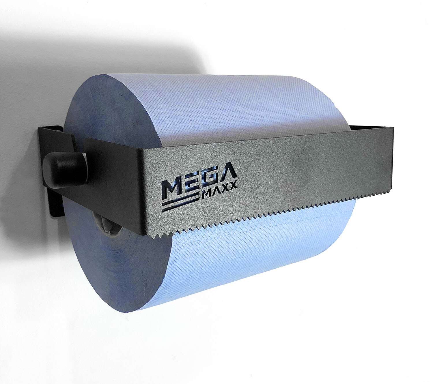 MegaMaxx Blue Roll Paper Towel Wall Mounted Industrial Garage Dispenser