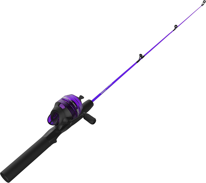 Zebco Dock Demon Spinning Reel or Spincast Reel and Fishing Rod Combo, 30-Inch