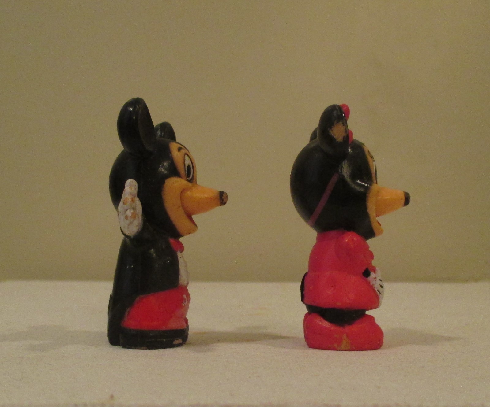 Vintage Disney Mickey and Minnie Pencil Toppers