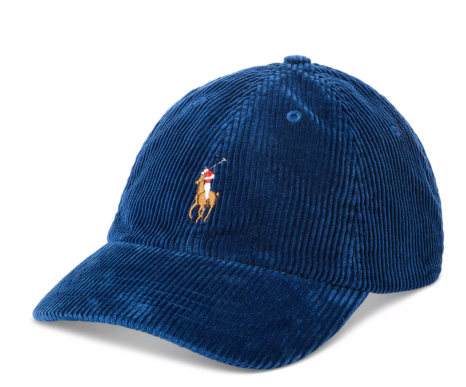 ☆POLO RALPH LAUREN☆ Chenille Patch Corduroy Ball Cap Blue Polo ralph lauren Chenille corduroy ball cap Dakota blue