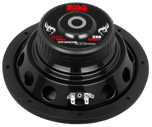 400 Watts Maximum Power, 8 Inch, Single 4 Ohm Car Subwoofer