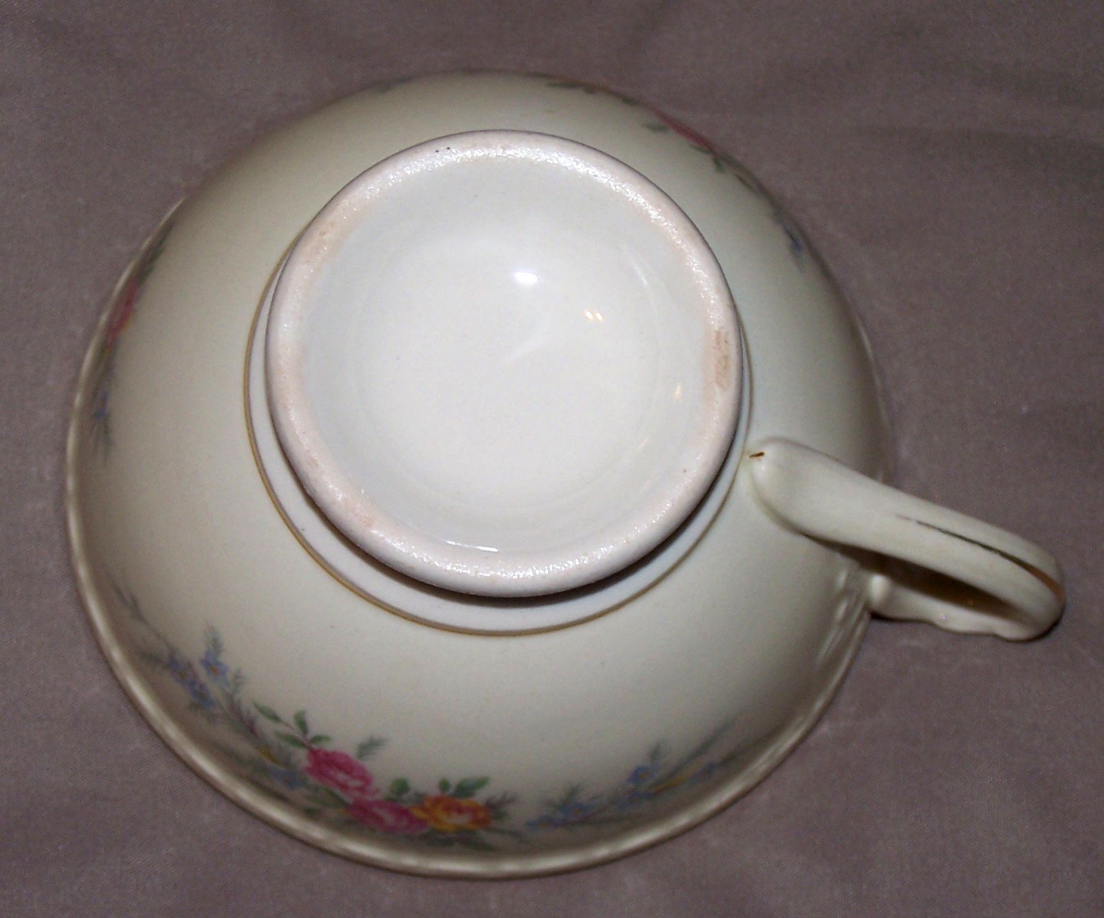 LOT OF SIX HOMER LAUGHLIN EGGSHELL GEORGIAN CUP