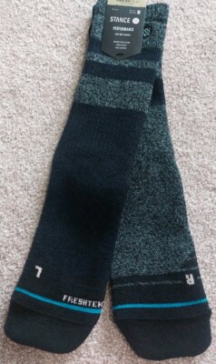 New! Stance Freshtek Performance Socks Size Medium Blue ''Sidewinder''