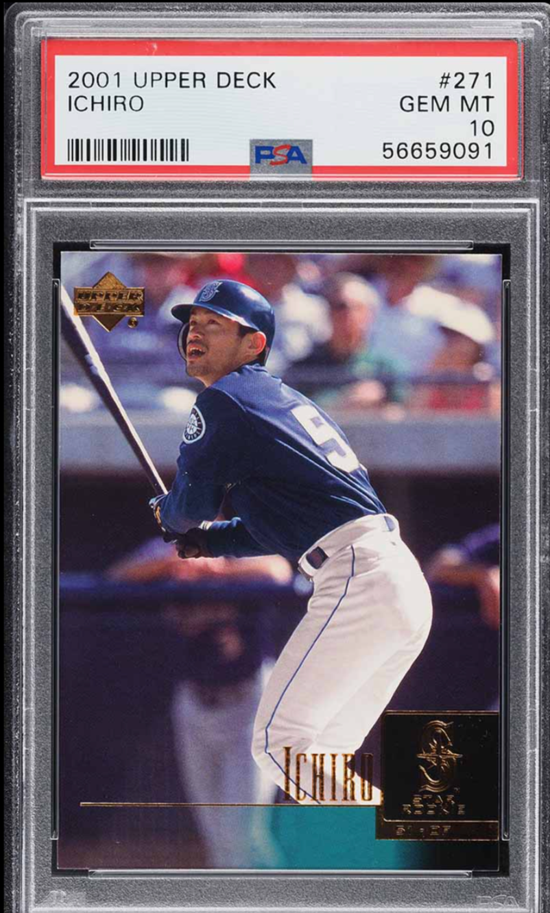 2001 Upper Deck #271 Ichiro Suzuki RC Rookie PSA 10 GEM MINT