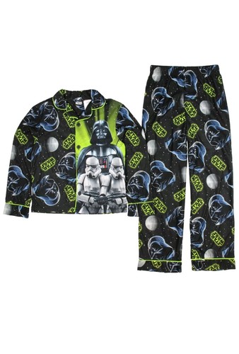 AME Star Wars Boy's Darth Vader, Stormtrooper Flannel Coat Pajama Set 10/12 NWT