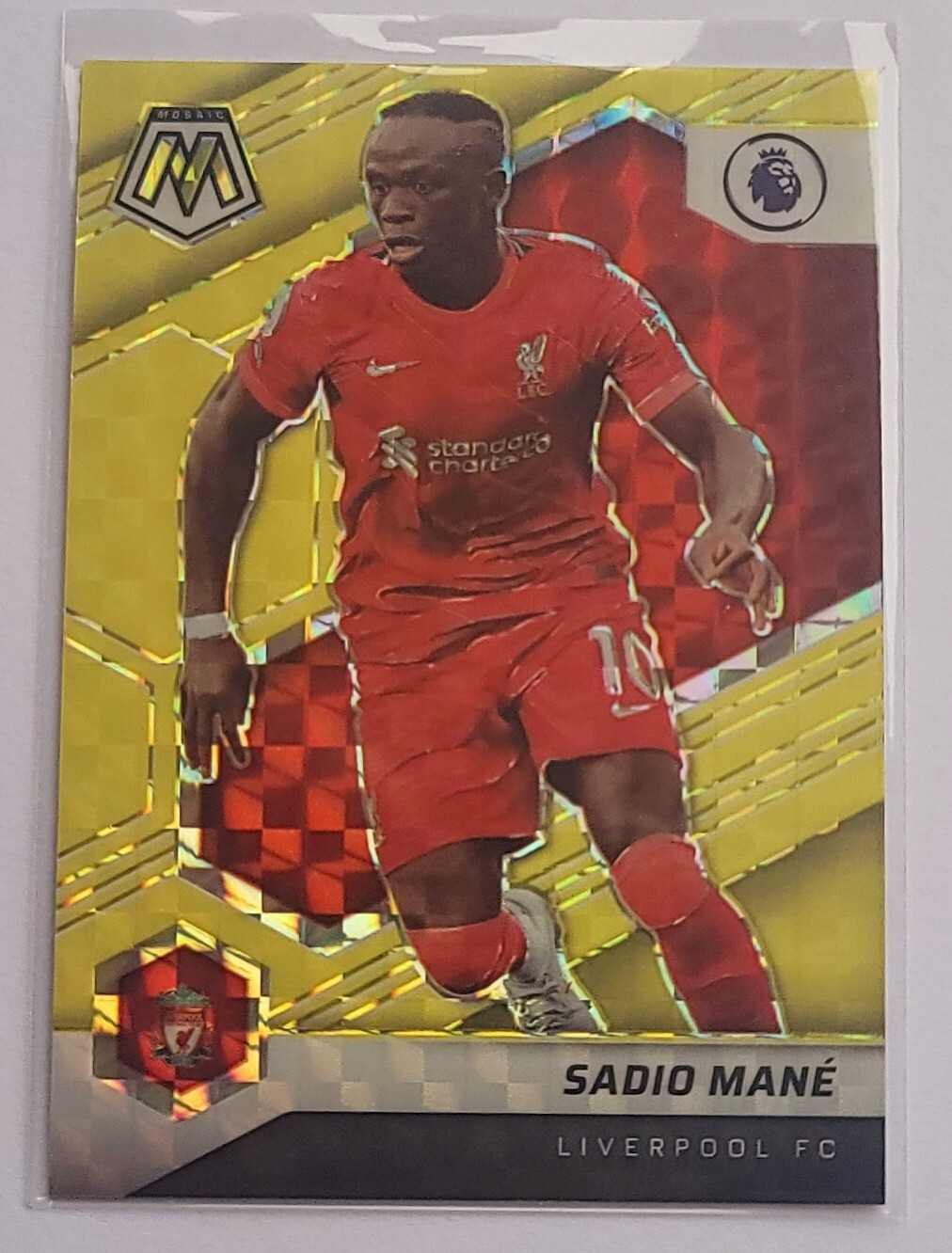 panini　L 2021-22 Panini Mosaic Premier League Prizm Gold Fluorescent