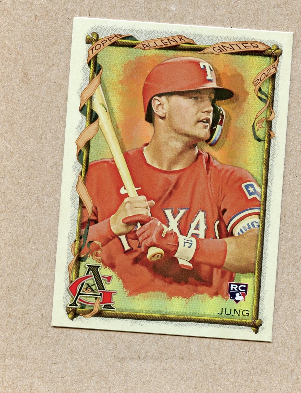 その他 2023 TOPPS ALLEN AND GINTER josh jung 2023 Topps Allen & Ginter Josh Jung #90 Silver Foil RC Texas