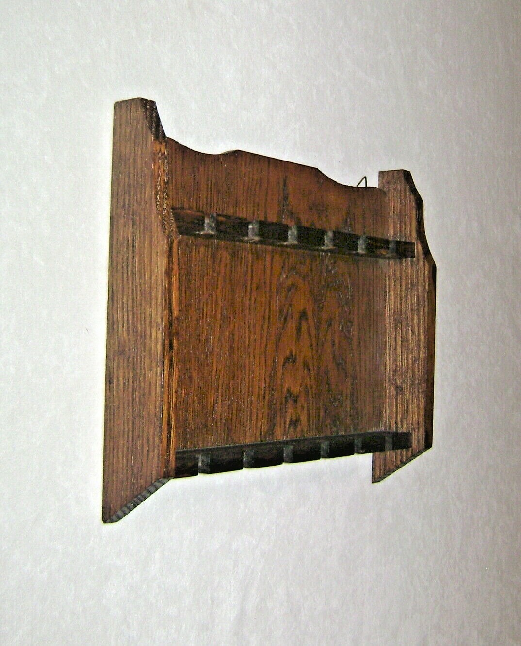 Vintage Collector Spoon Wood Display Rack 12 Slots