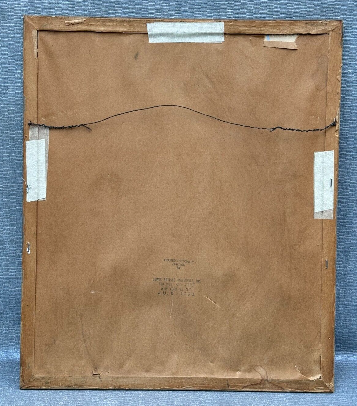 Kravitz Signed Surreal Woman in Floral Hat Abstract Face Painting Sketch Drawing