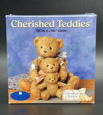 Cherished Teddies Collecting a Year of Memories 2001 Day At A Time Calendar NEW