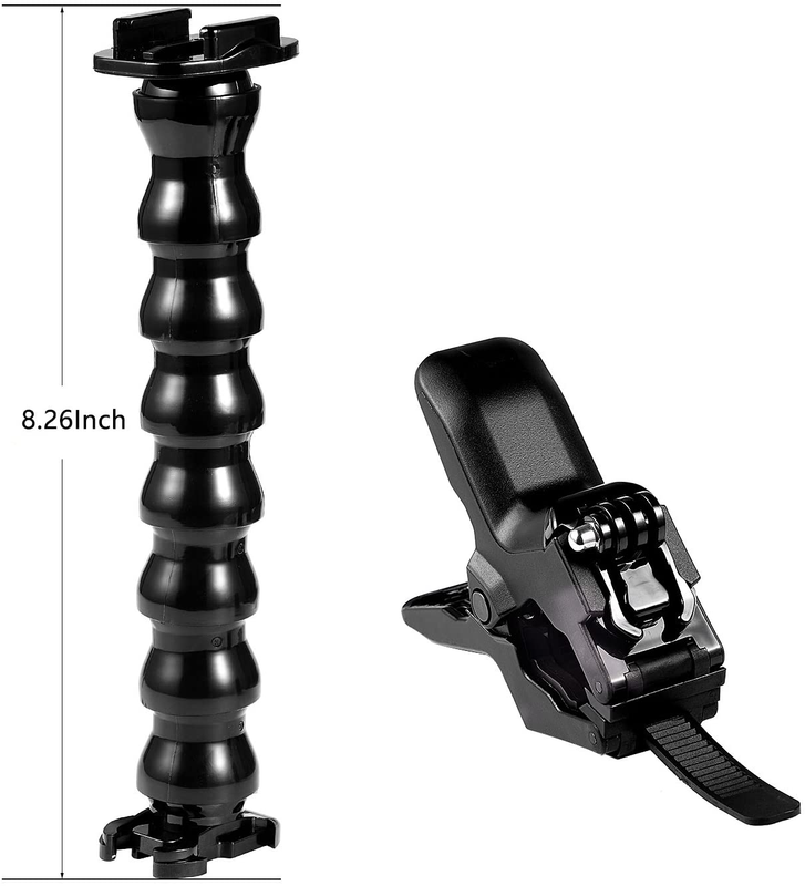Jaws Flex Clamp Mount Gooseneck Mount for GoPro Hero 13 Hero 12 Hero 11/10/9/8/7