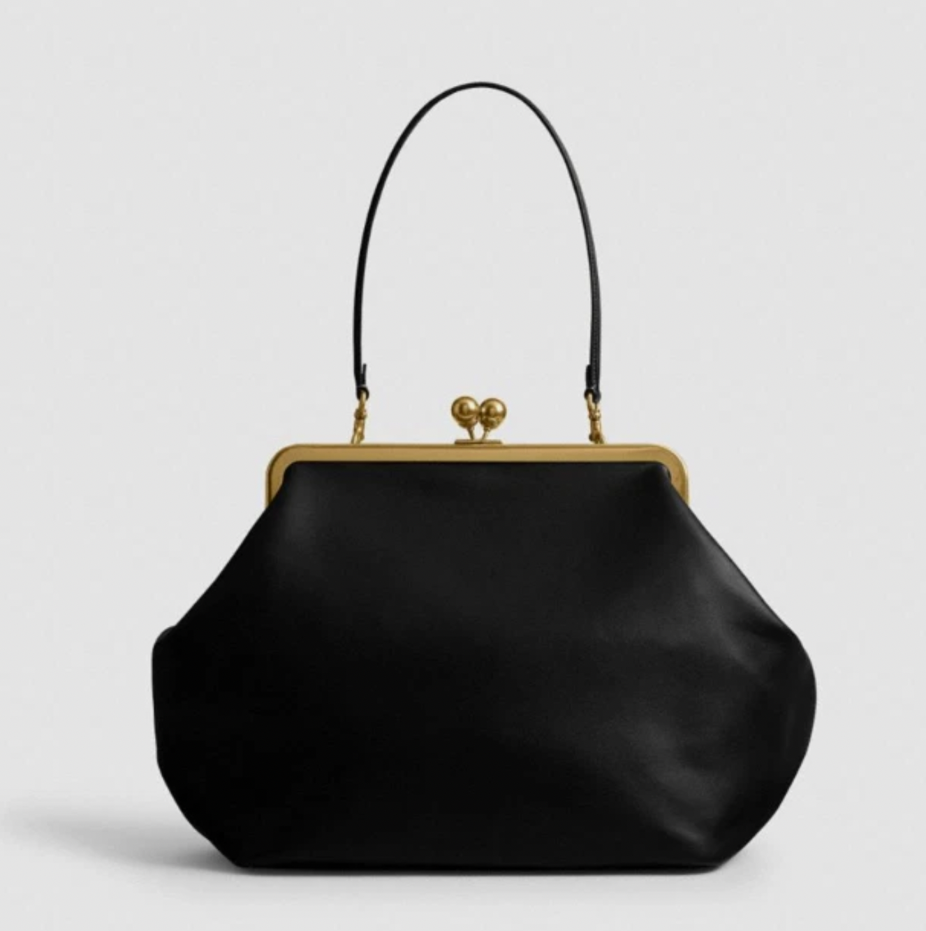 Coach Large Kisslock Frame Bag CBR51 B4/BK Black_NEW_ON