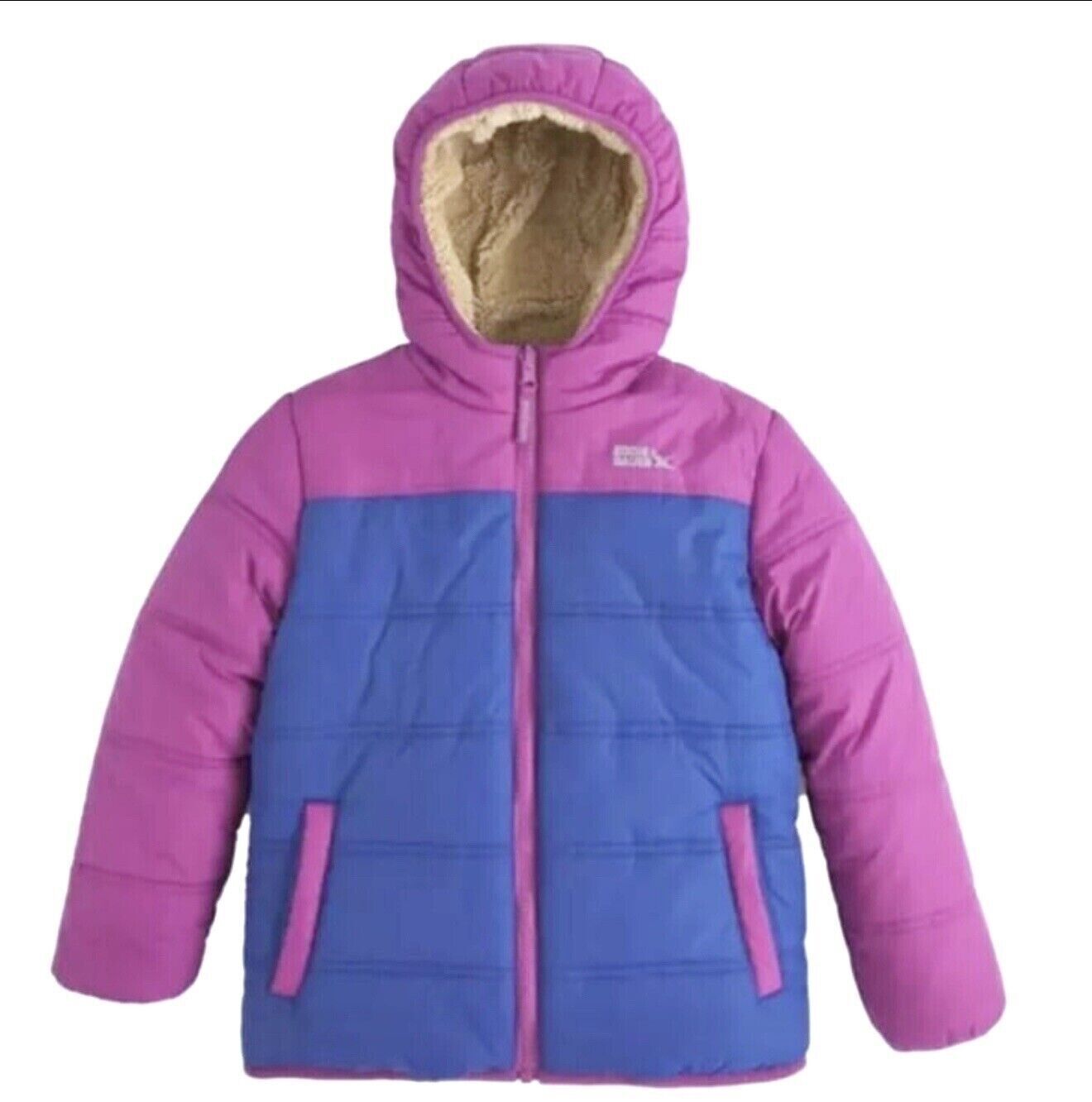 Eddie Bauer New Reversible Puffer Jacket Boys S (7/8) | eBay