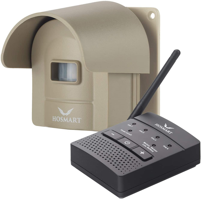 Wireless Driveway Alarm Alert System 1/4 Mile Security Motion Sensor Detector