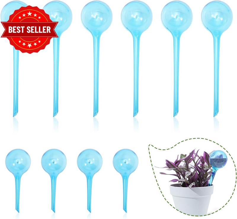 Plant Watering Globes 10Pcs Self-Watering System for Indoor Outdoor Plants, Auto