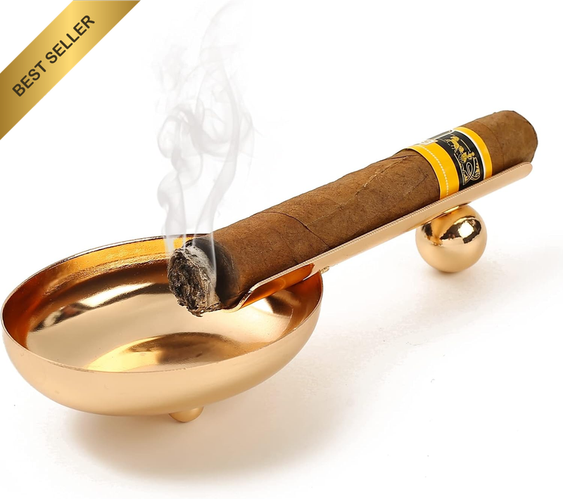 Stainless Steel Ashtray Outdoor Cigar Ashtray - Fashion Cigar Accessories Cigar