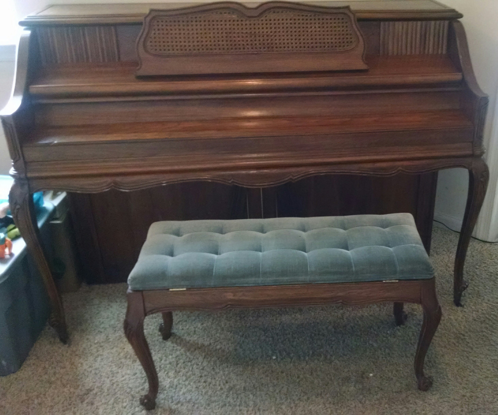 Kimball upright tuned piano with bench you pickup