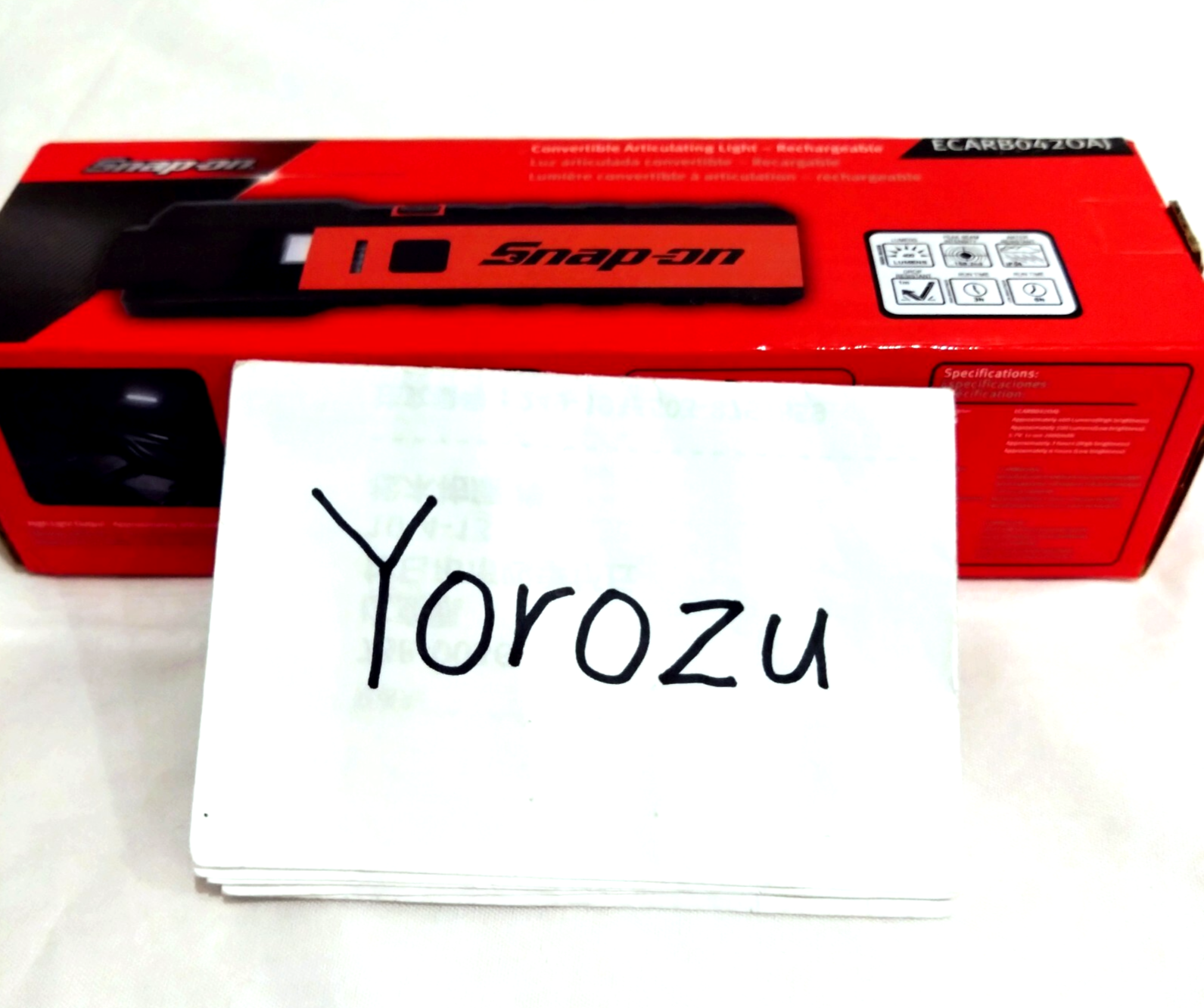 Snap-on ECARB042OAJ 400 Lumens Convertible Artculating Light