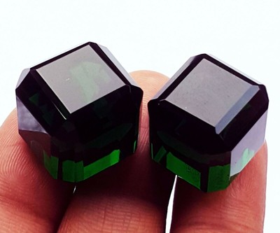 Dark Green Topaz 45 to 50 Ct Extremely Rare Loose Gemstones Certified L177