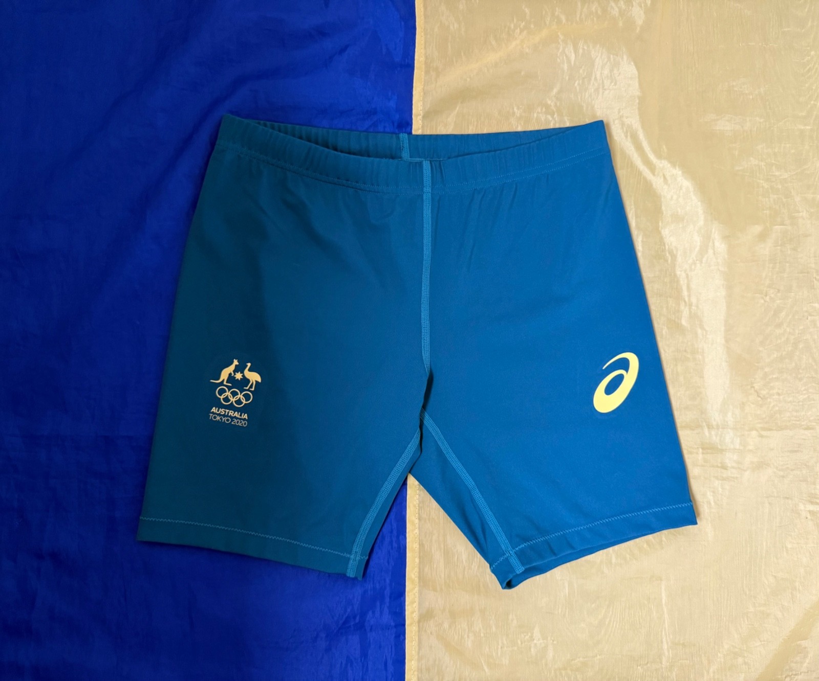 アシックス　オーストラリア代表　2020 東京オリンピック　ショートパンツ AUSTRALIA NATIONAL OLIMPICS TEAM 2020 TOKYO SHORTS ASICS Sz
