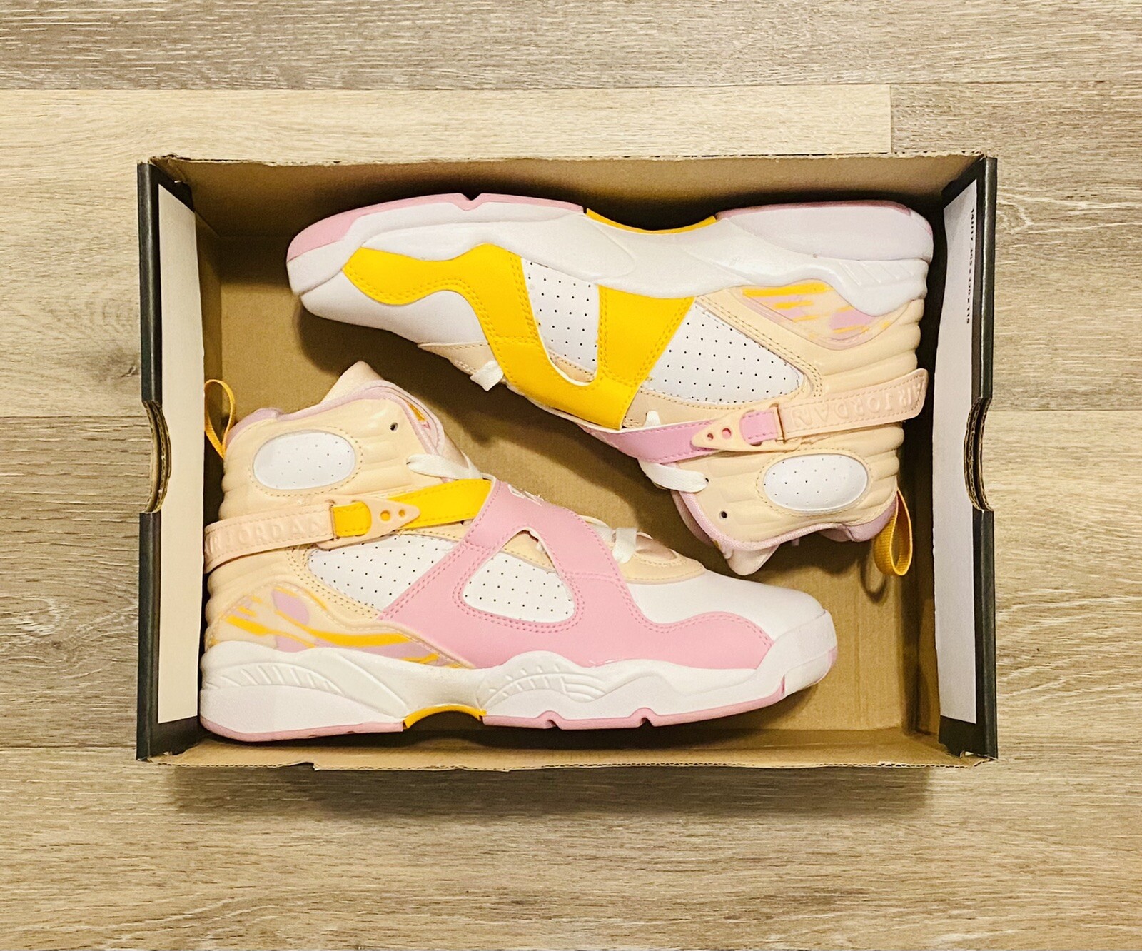 Nike Air Jordan 8 Retro (GS) Orange Arctic Pink 580528-816