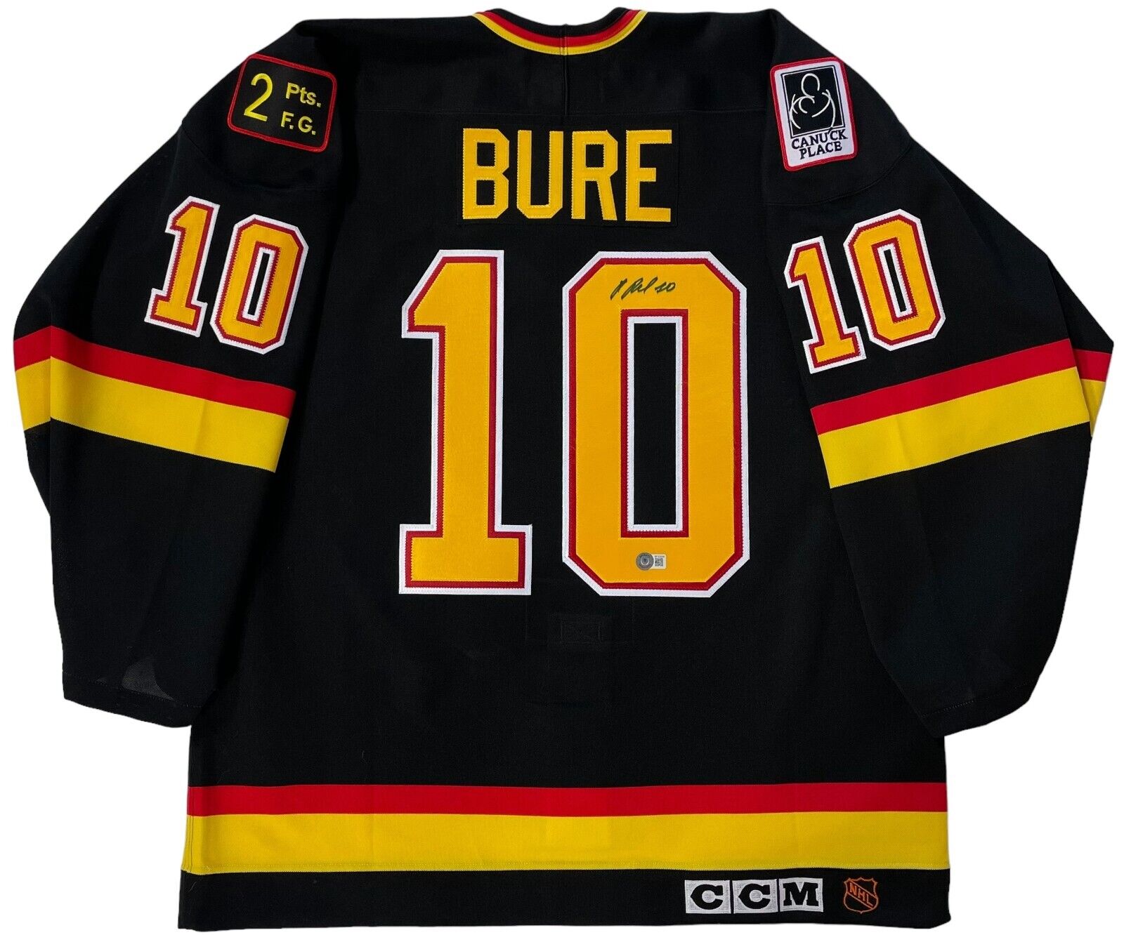 PAVEL BURE SIGNED 1994 STANLEY CUP AUTHENTIC CCM CANUCKS PAVEL BURE SIGNED 1994 STANLEY CUP AUTHENTIC CCM CANUCKS