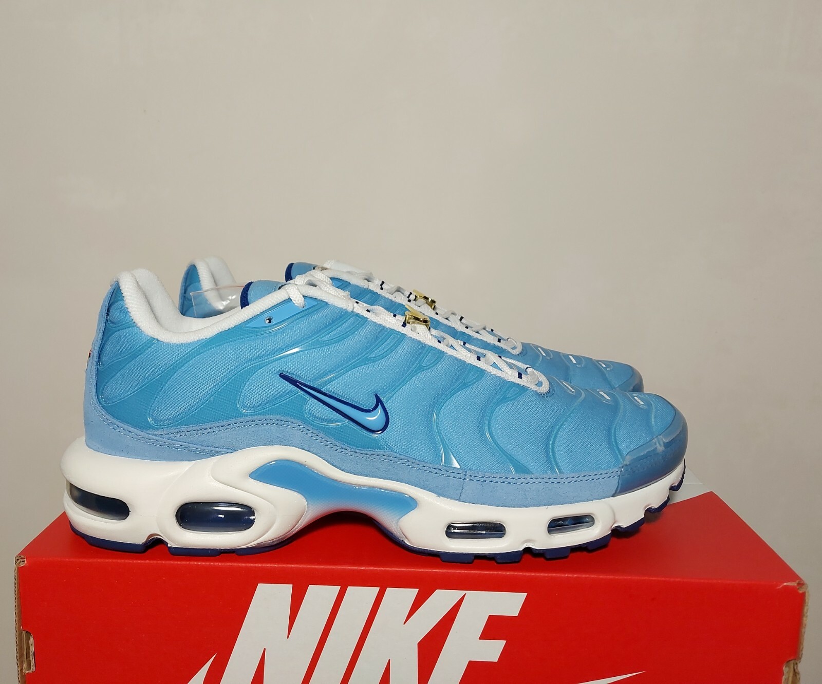 Nike Air Max Plus First Use University Blue DB0681-400 Authentic Men Size  US 9,5 | eBay