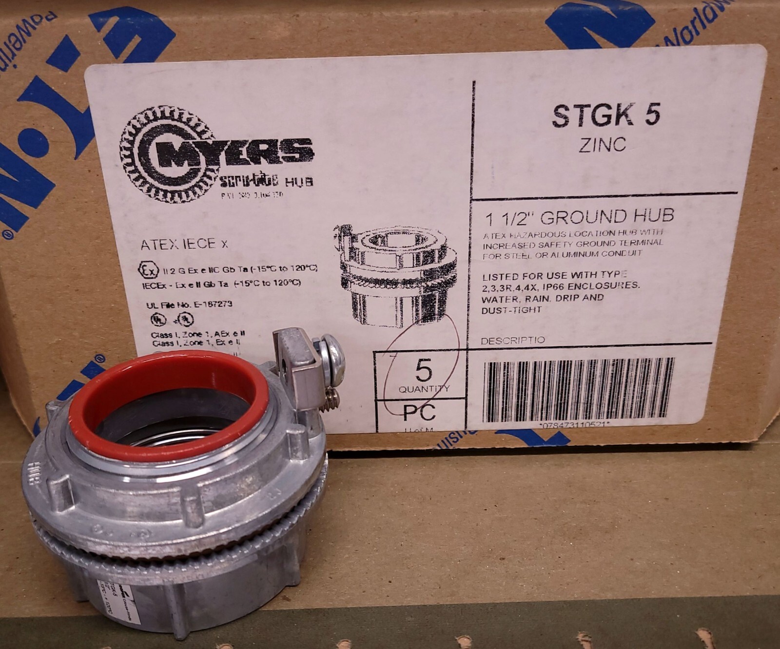 EATON CROUSE-HINDS SERIES Myers STGK-5 Conduit Hub;1-1/2