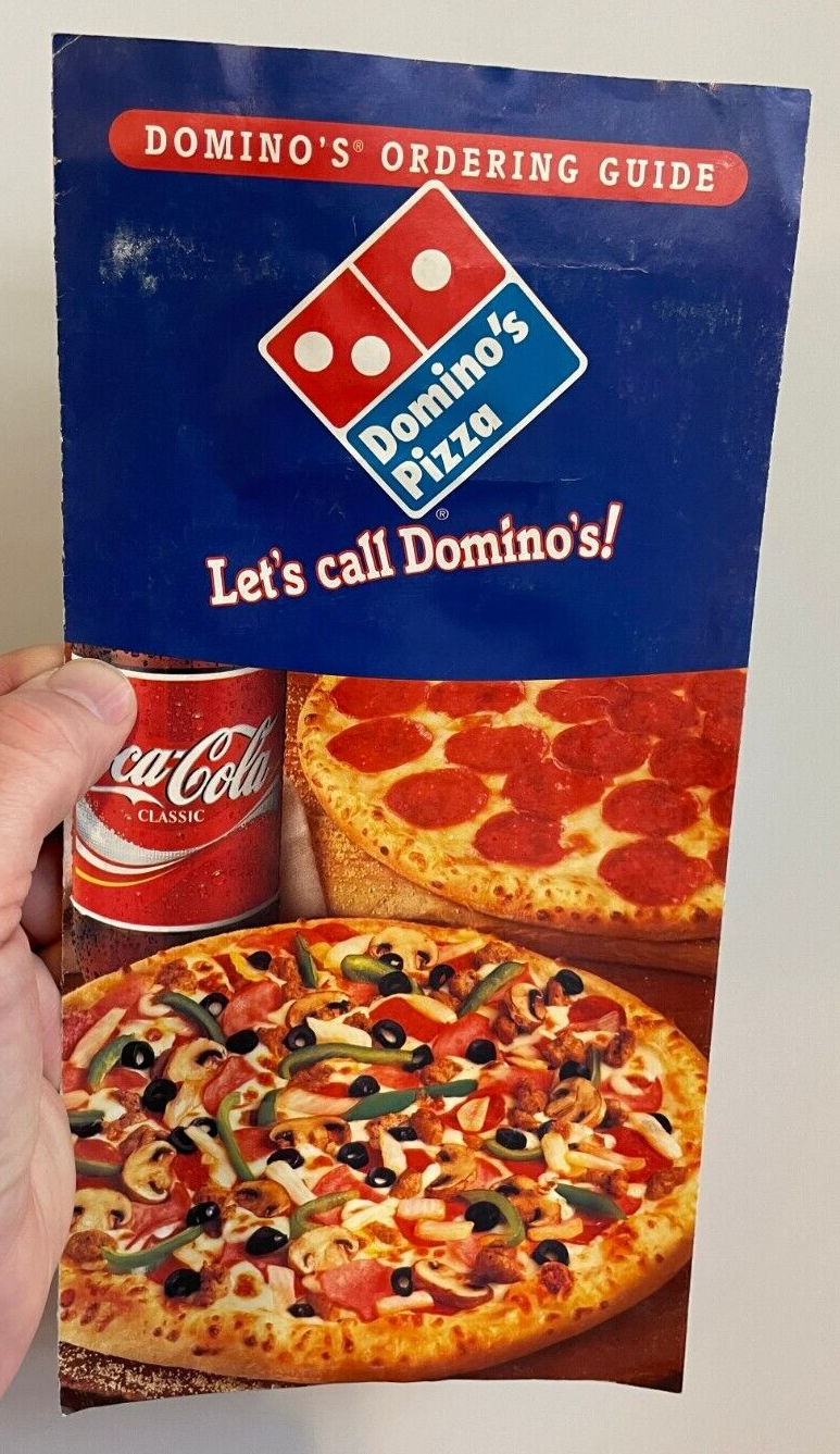 Domino's Pizza Ordering Guide W Business 60 Dexter MO 2003 Domino's Pizza Ordering Guide W Business 60 Dexter MO 2003