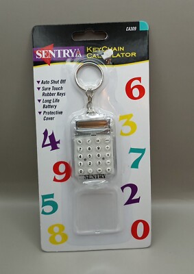 NEW Sentry Keychain Calculator CA309 Multi-function, Lightweight, Auto Shut-off