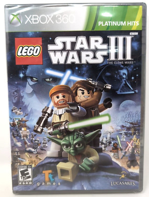 LEGO Star Wars III: The Clone Wars (Microsoft Xbox 360, 2011) SEALED NIB NEW