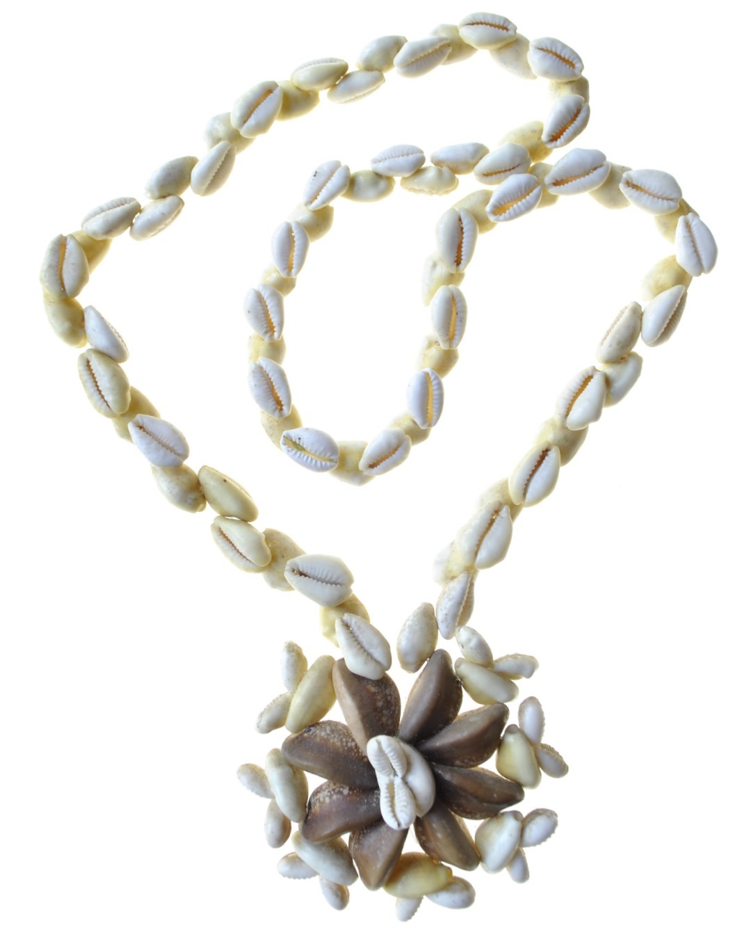 Cowry Shell Necklace Original Vintage Tribal Artifact from Papua New Guinea