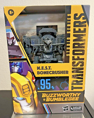 Transformers Studio Series 95BB N.E.S.T. BONECRUSHER Buzzwothy Bumblebee NEW