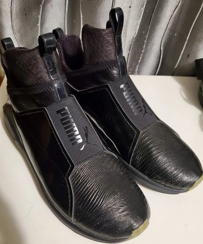 Puma Womens Fierce Shine 189444 01 Black Casual Shoes Sneakers Size 7.5 eBay