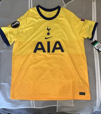 NIKE SON HEUNG-MIN TOTTENHAM HOTSPUR EUROPA LEAGUE THIRD JERSEY 2020-2021 Sz XL