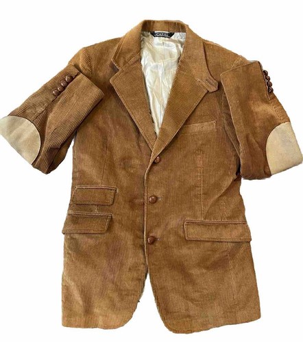 70’s Wappen Custom Corduroy Jacket Vintage 70s Faux Sherpa Lined Corduroy Jacket Ranch Coat