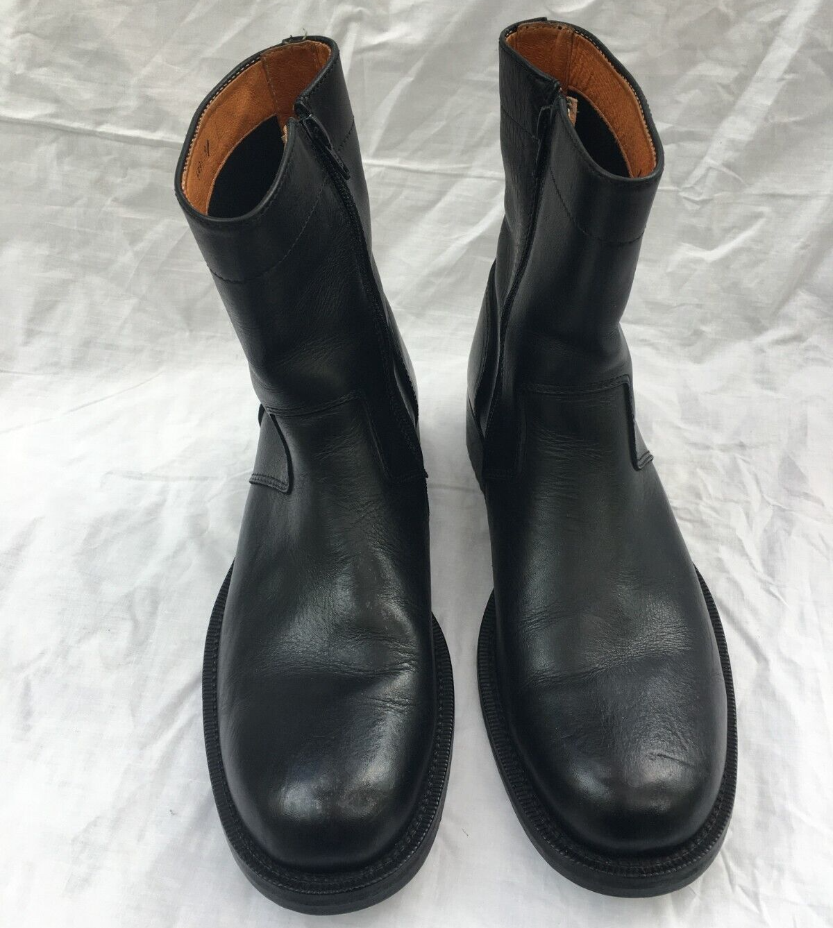 Vero Cuoio Metropolitan View Leather Zip Ankle Shoe Boots Mens Size EU 42 US 8.5