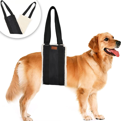 Dog back top support harness