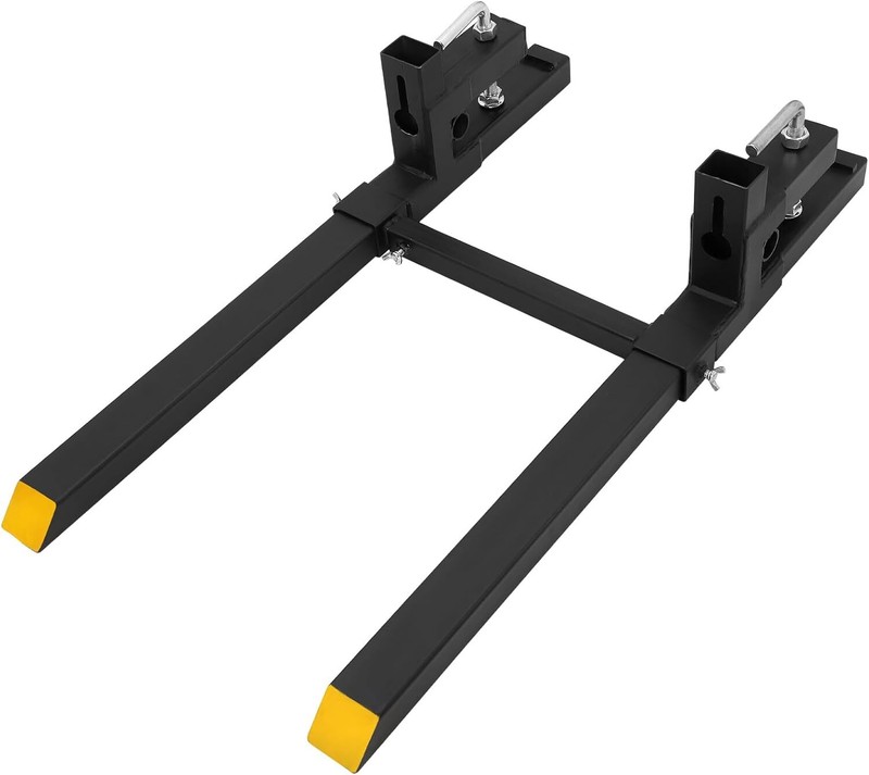 2000/4000 LBS Clamp on Pallet Forks Tractor Bucket Forks 43"/60"