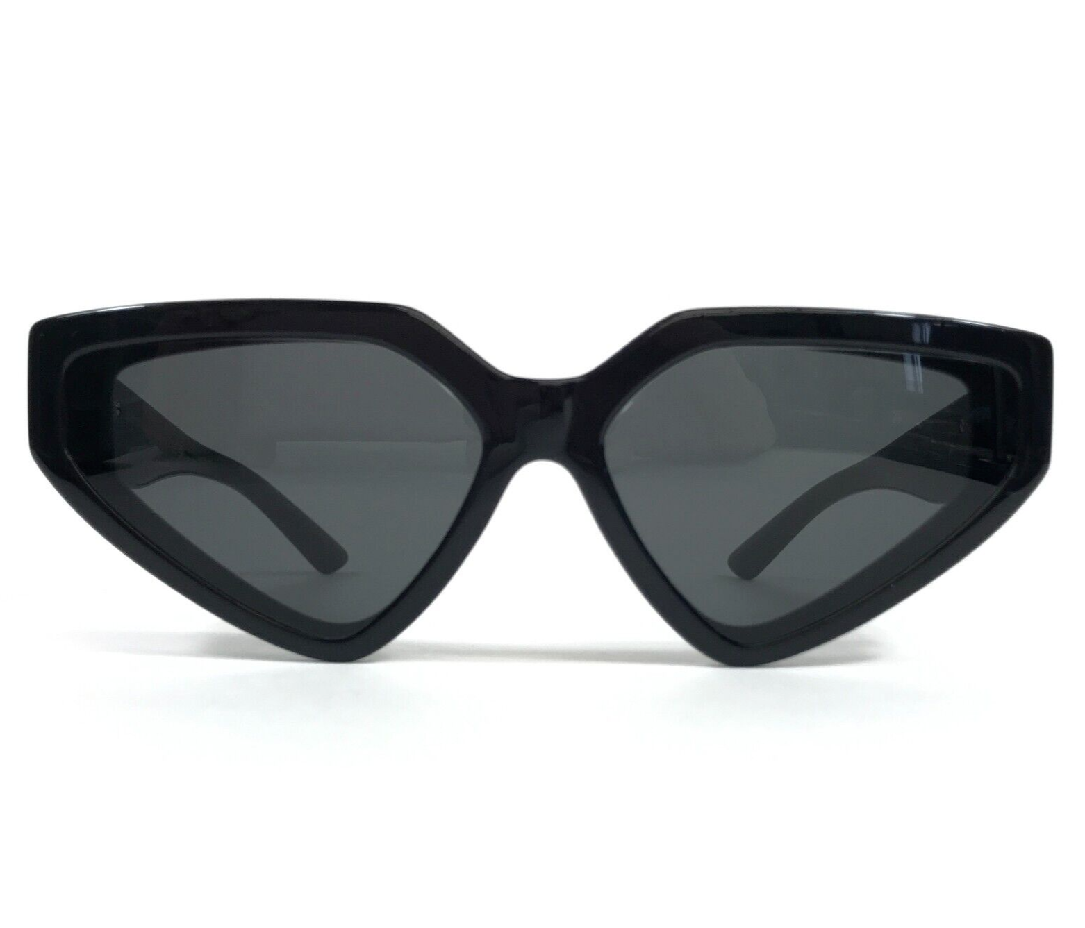 Pre-owned Dolce & Gabbana Sunglasses Dg4469 501/87 Black Butterfly Gray Lenses 59-15-145