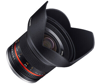 Samyang 12mm 1:2 f2 NCS CS obiettivo ultra wide lens grandangolare Sony E-Mount