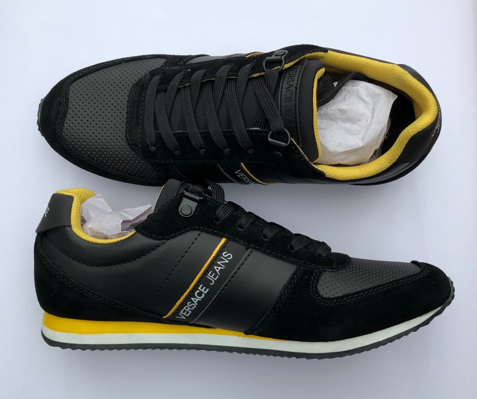 black versace runners