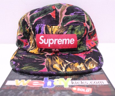 supreme floral 5 panel