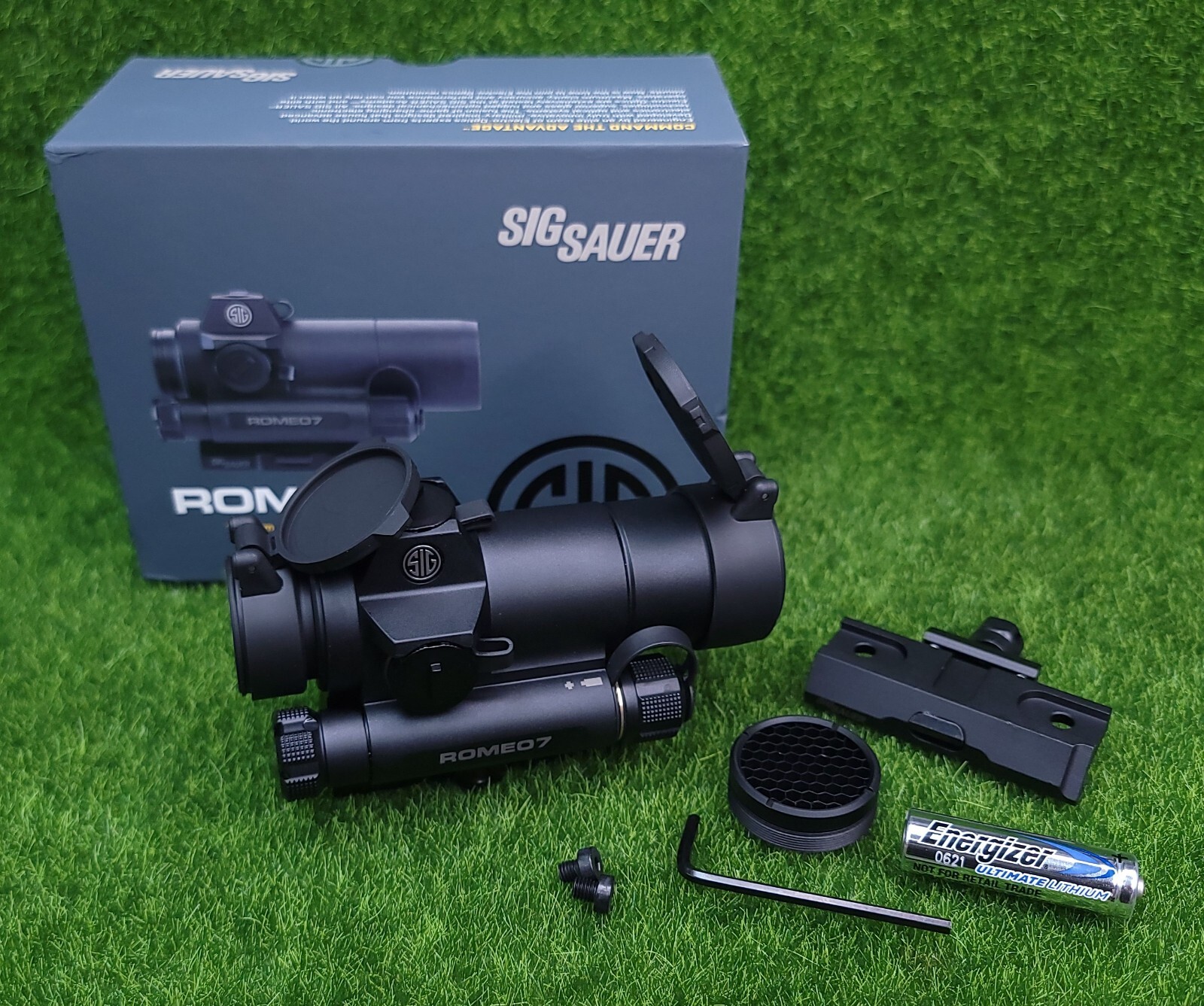 SIG SAUER ROME07 1x30mm レッドドットサイト Amazon.com : Sig Sauer ROMEO7 1x30mm Durable Aluminum